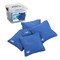 Triumph 16 oz. Canvas Duck Bean Bags with Tub, Blue, 4PK 12-0055BL-3W - alternate 1